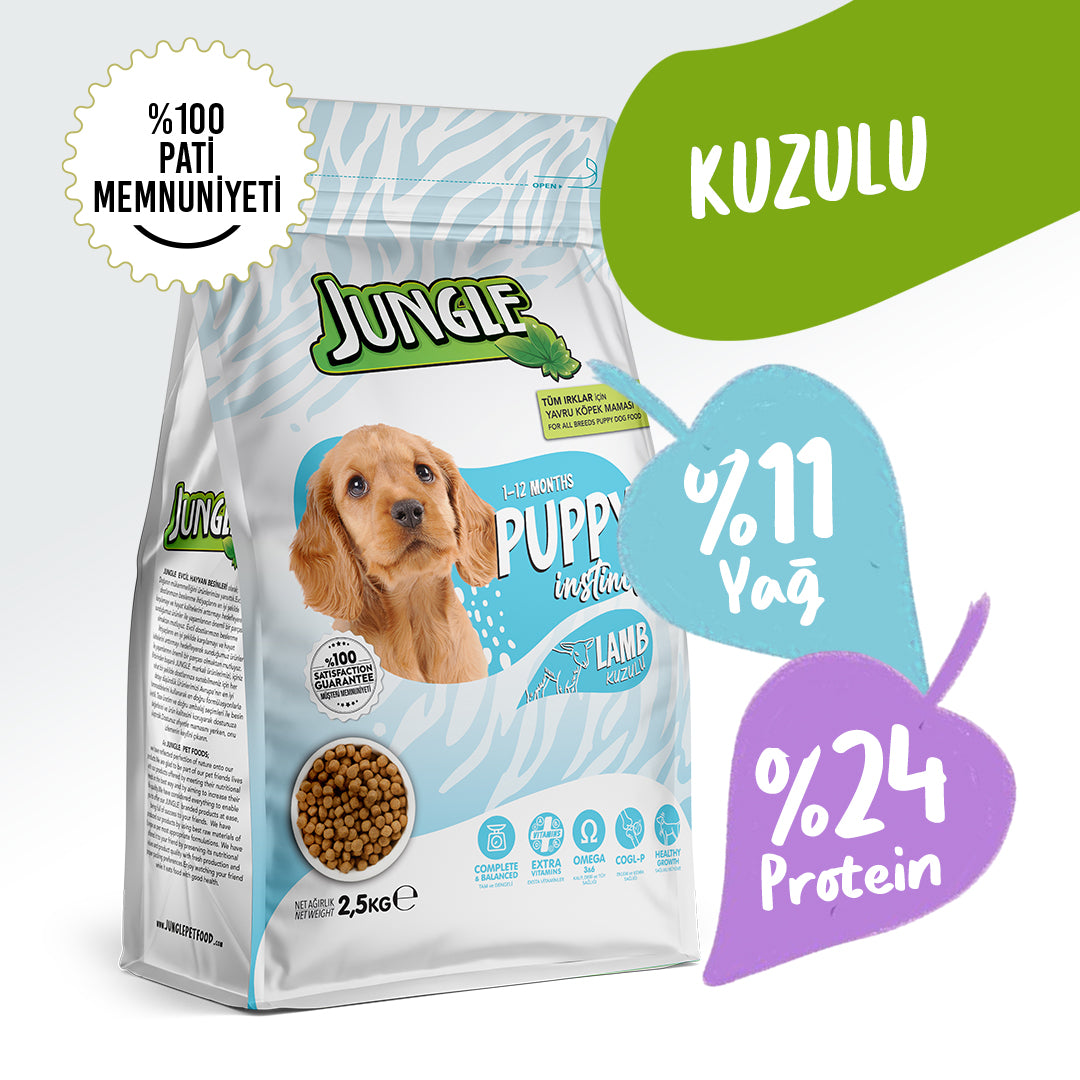 Jungle Kuzu Etli Yavru Köpek Maması 2,5 kg