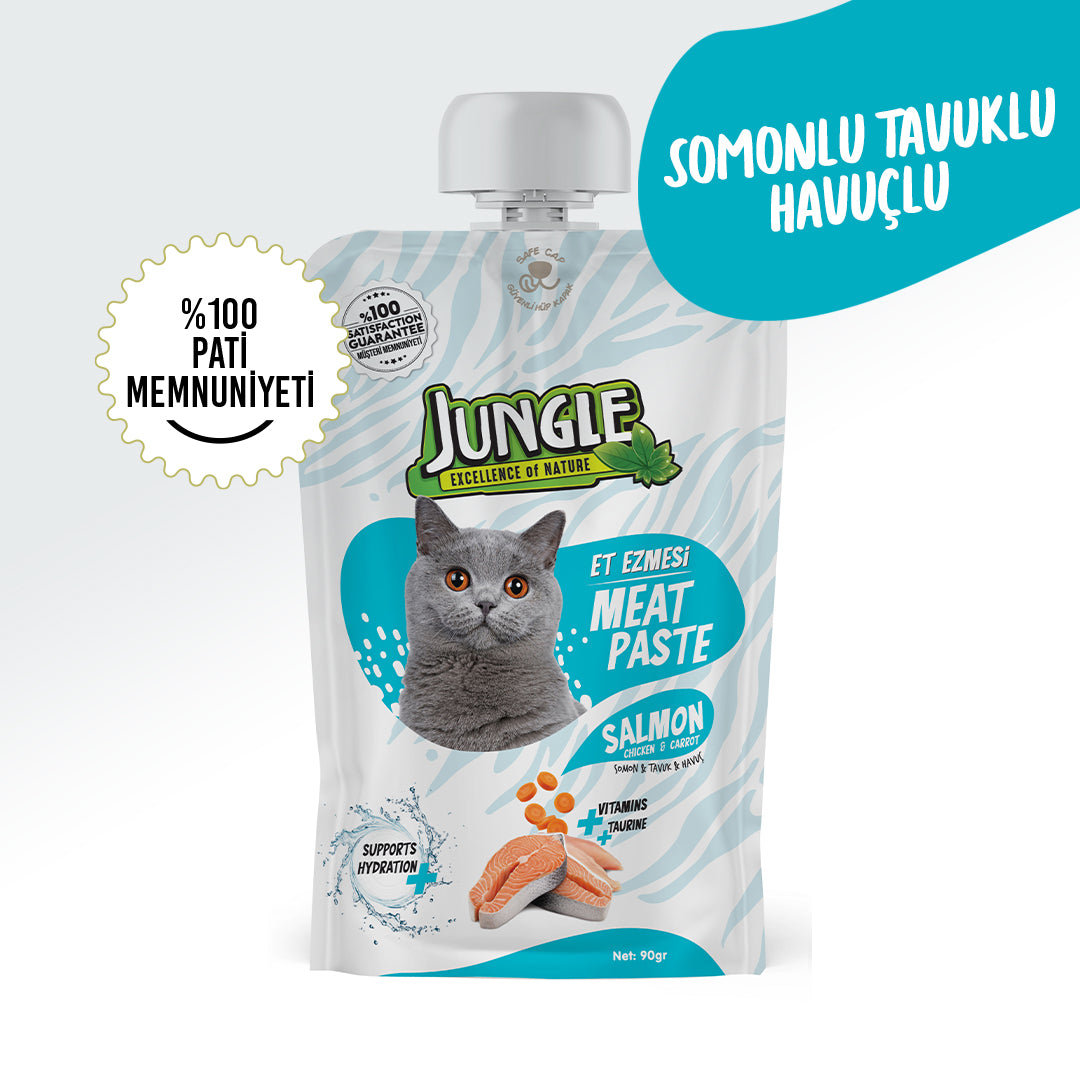 Jungle Somonlu Kedi Taze Et Ezmesi