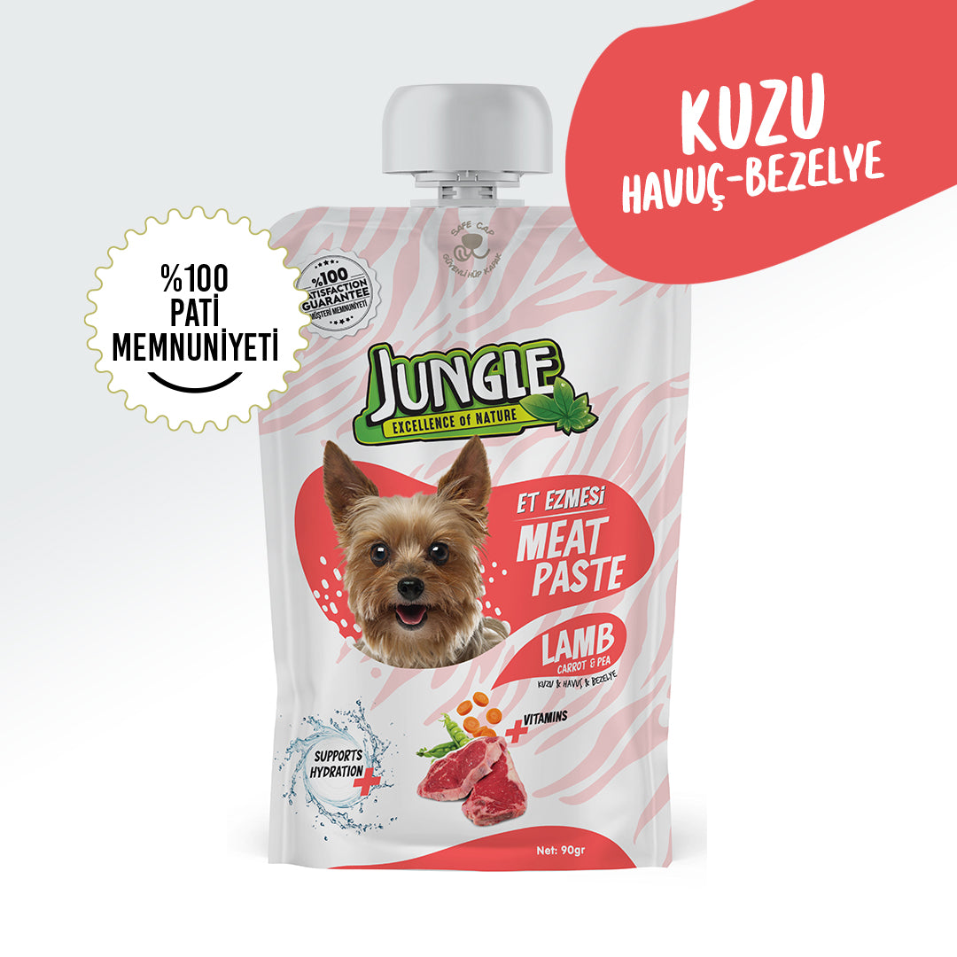 Jungle Kuzulu  Köpek Taze Et Ezmesi