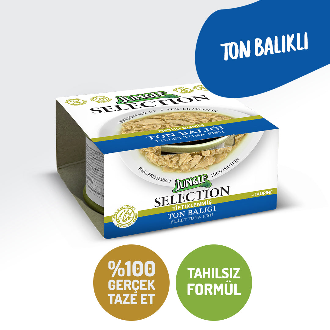 Jungle Selection Ton Balıklı Kedi Yaş Maması