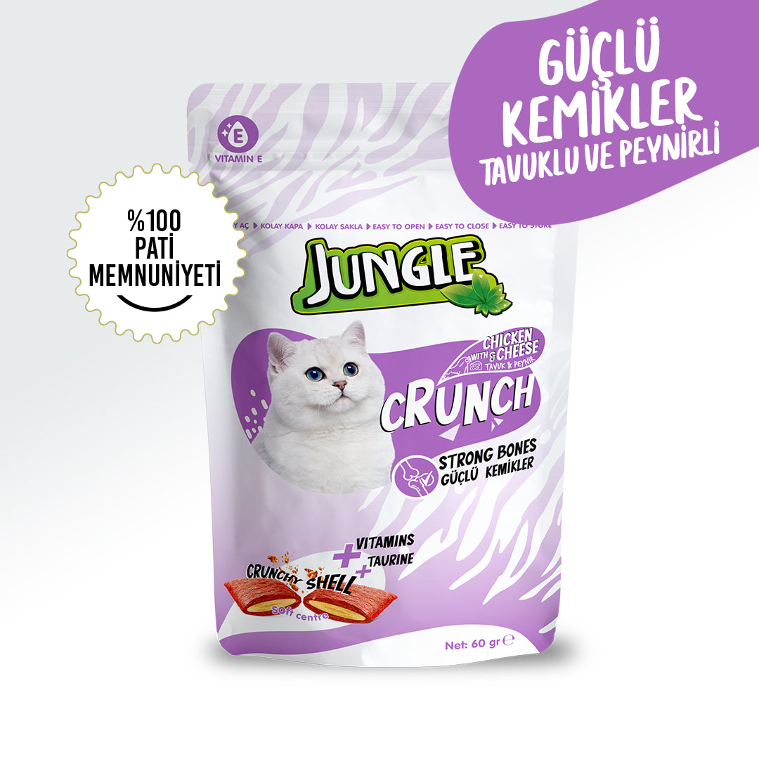 Jungle Crunch Güçlü Kemikler Kedi Ödül Maması
