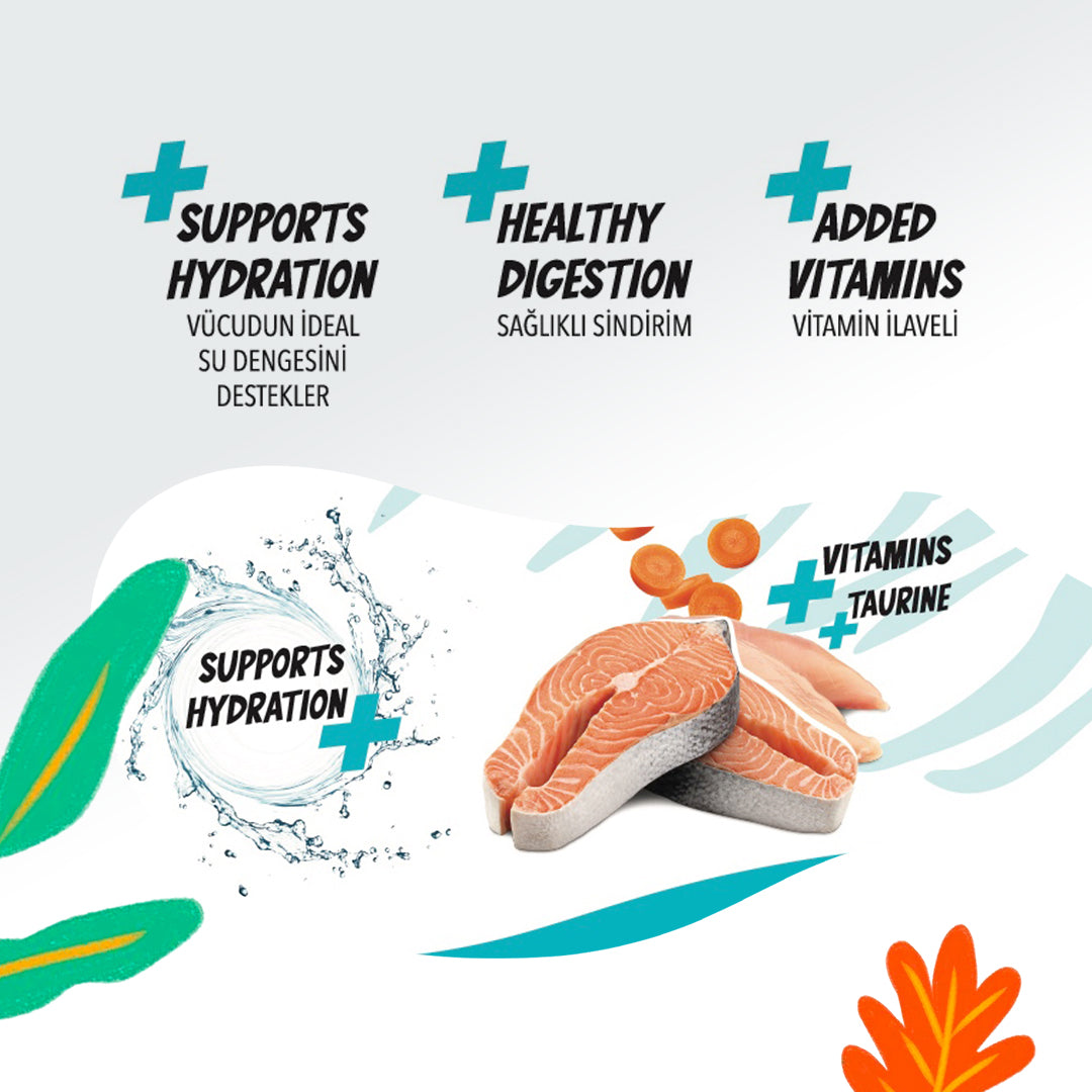 Jungle Somonlu Kedi Taze Et Ezmesi