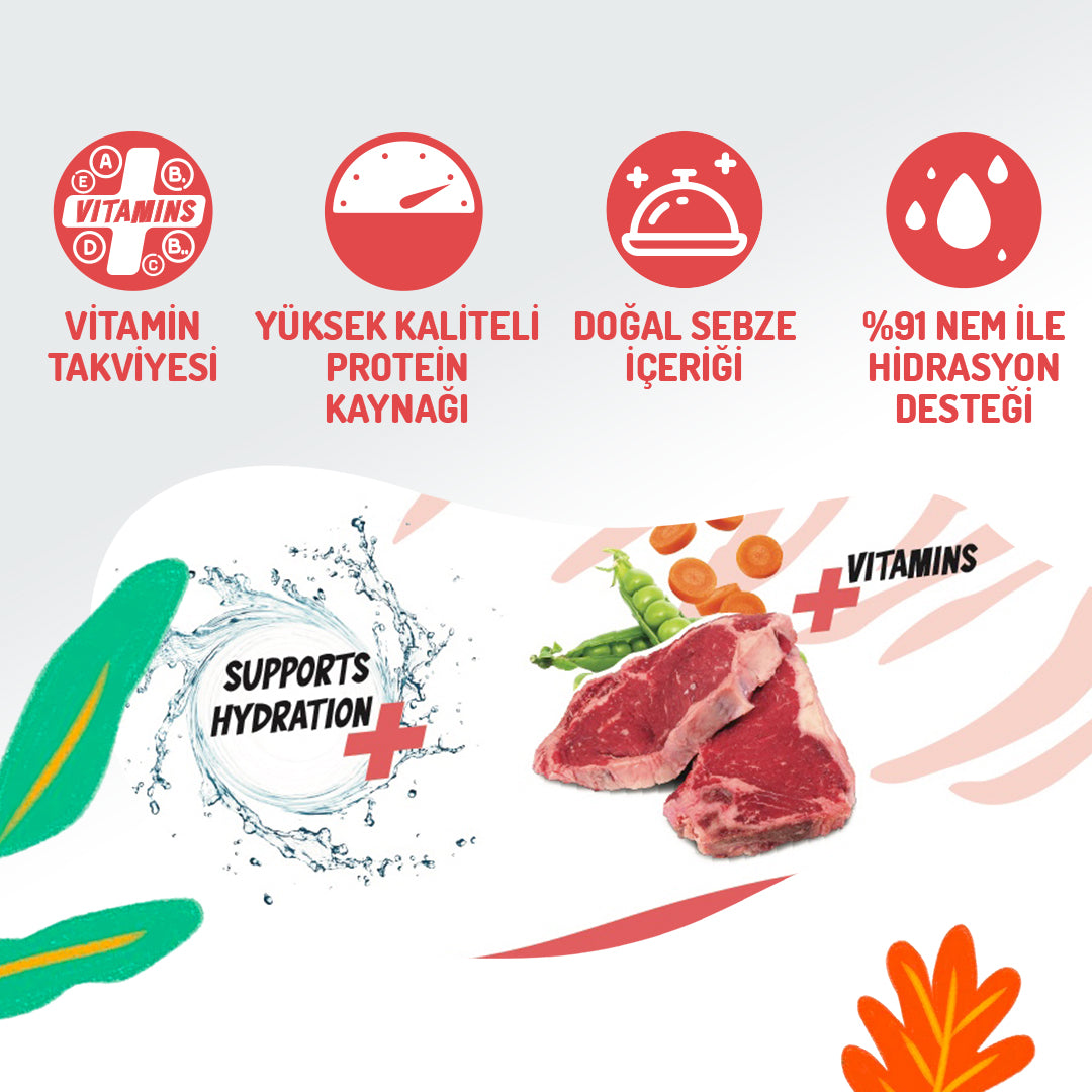 Jungle Kuzulu  Köpek Taze Et Ezmesi