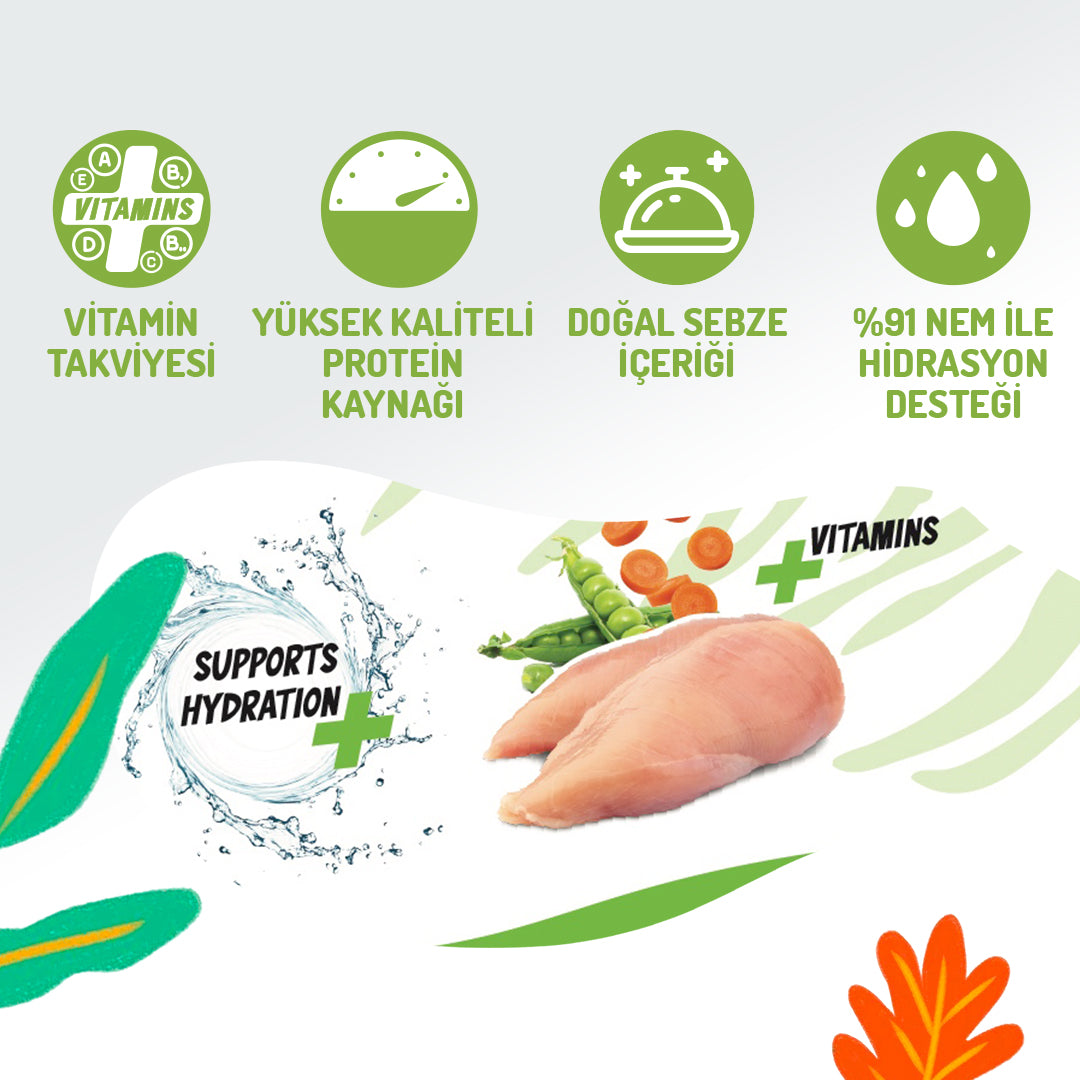 Jungle Tavuklu  Köpek Taze Et Ezmesi