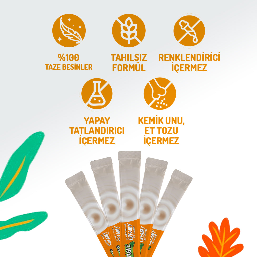 Jungle Ton Balıklı ve Karidesli Krema Sıvı Kedi Ödül Maması