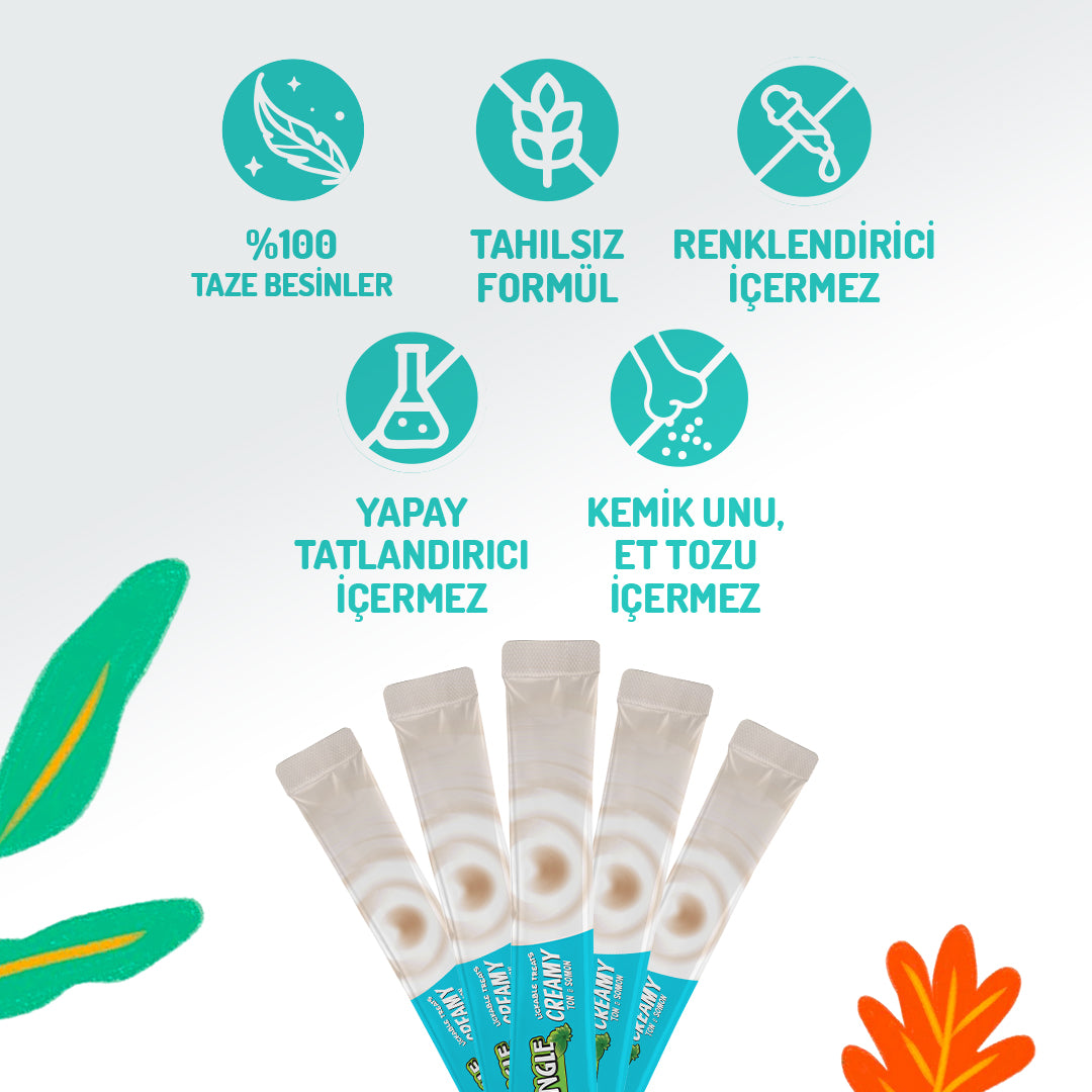 Jungle Ton Balıklı ve Somonlu Krema Sıvı Kedi Ödül Maması