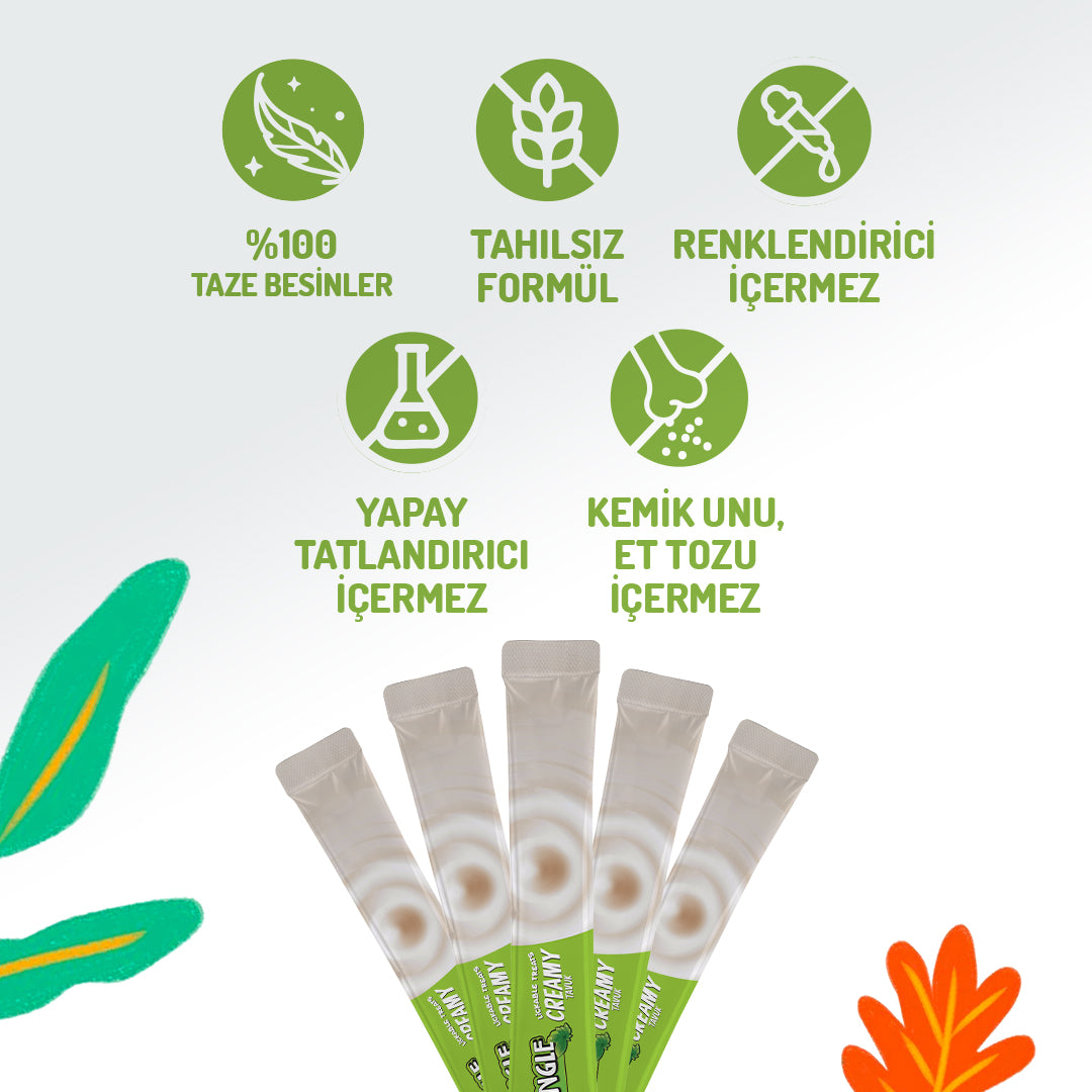 Jungle Tavuklu Krema Sıvı Kedi Ödül Maması