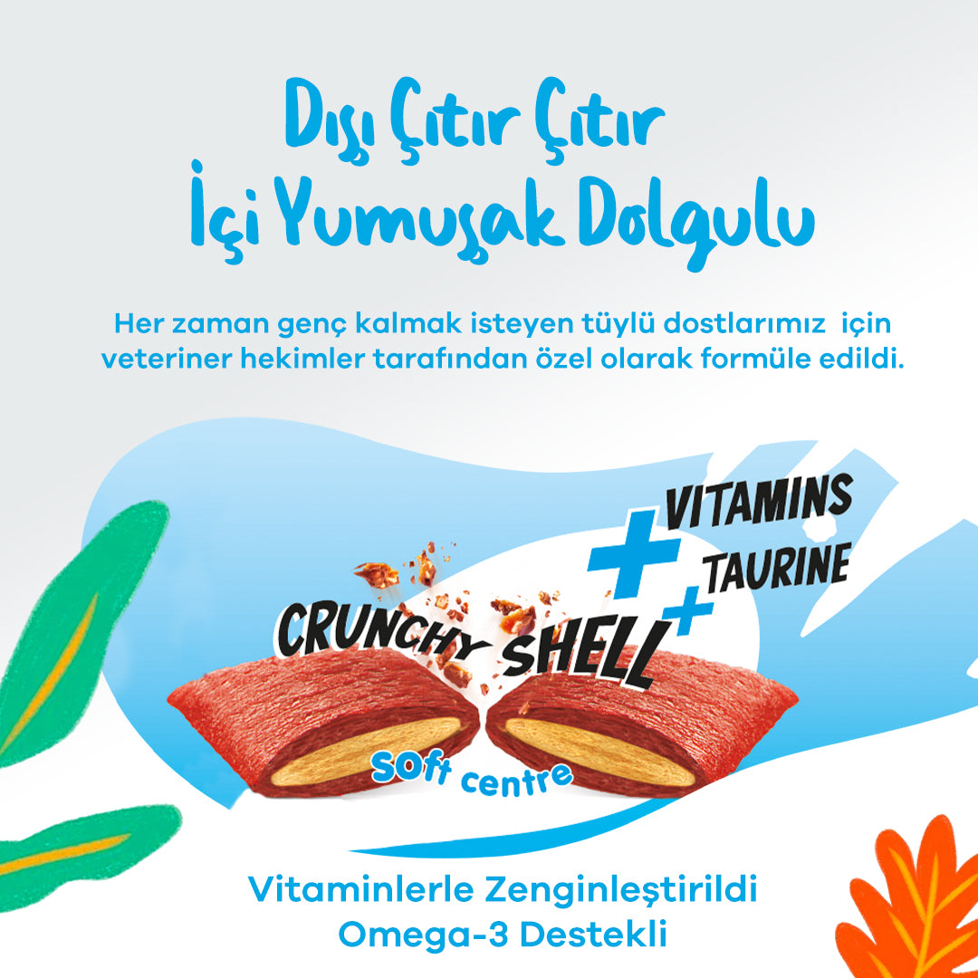 Jungle Crunch Yaşlanma Karşıtı Kedi Ödül Maması