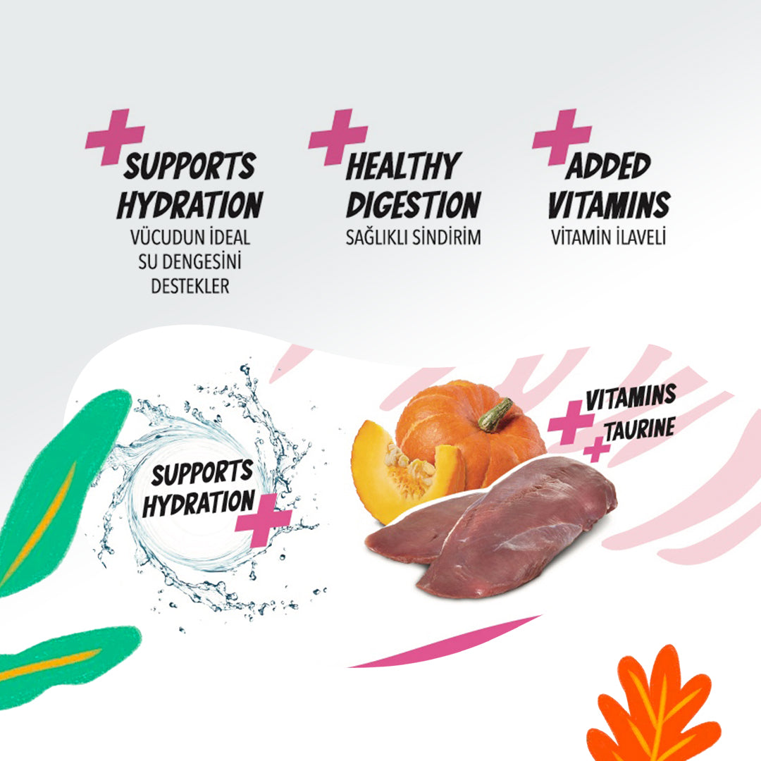 Jungle Ördekli Kedi Taze Et Ezmesi